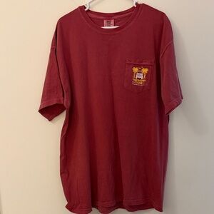 Lost Bros Men's Dinosaur Red Graphic T-Shirt